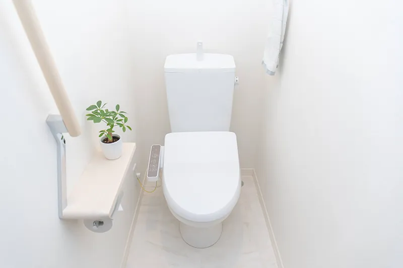 節電と節水ができる高機能トイレ